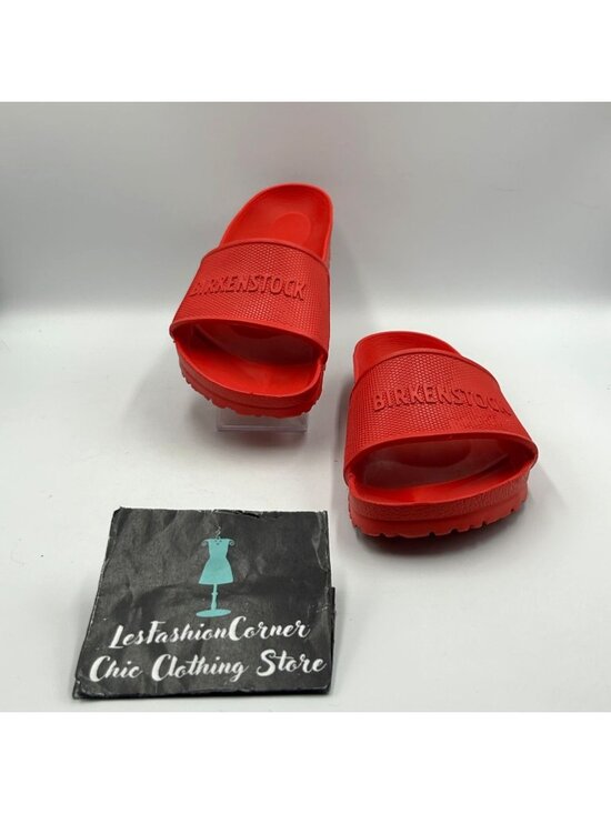 Birkenstock Mens Active Red Barbados Slide Sandals Lightweight Slip-On Sz 7 3568 main image 16
